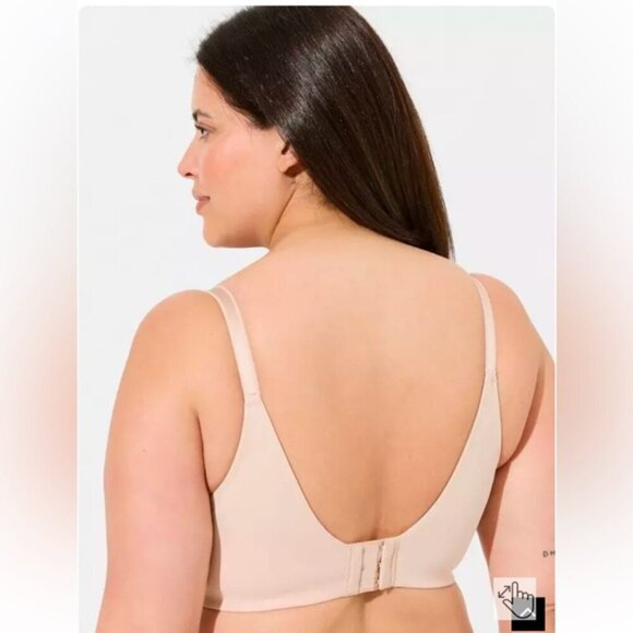 Torrid Dream Wire-Free Push-Up Bra in rose dust size 48D NEW NWT molded cups - Picture 2 of 9